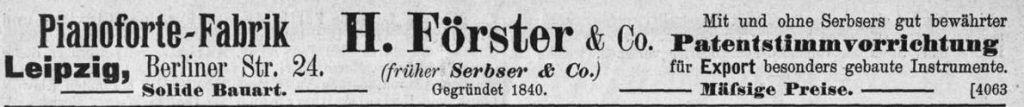 Förster, H, 1896